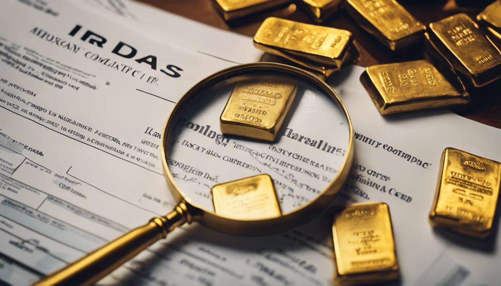 gold ira tax regulations
