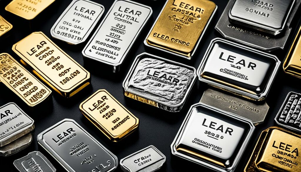 Precious Metals Offered by Lear Capital