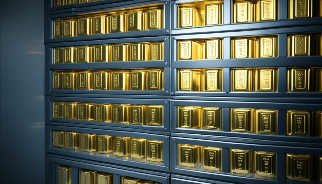 gold IRA storage