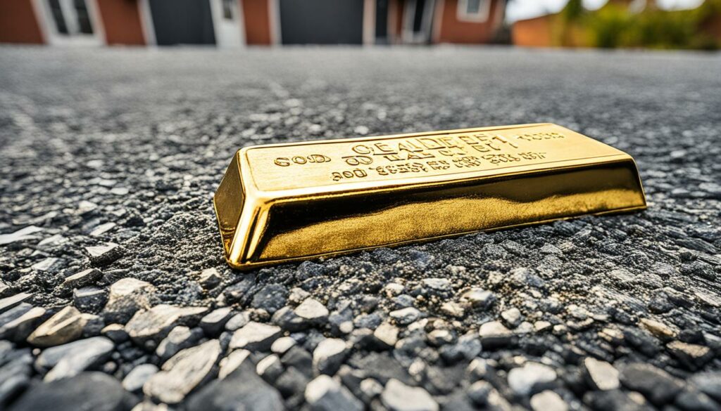 tangibility of gold and real estate