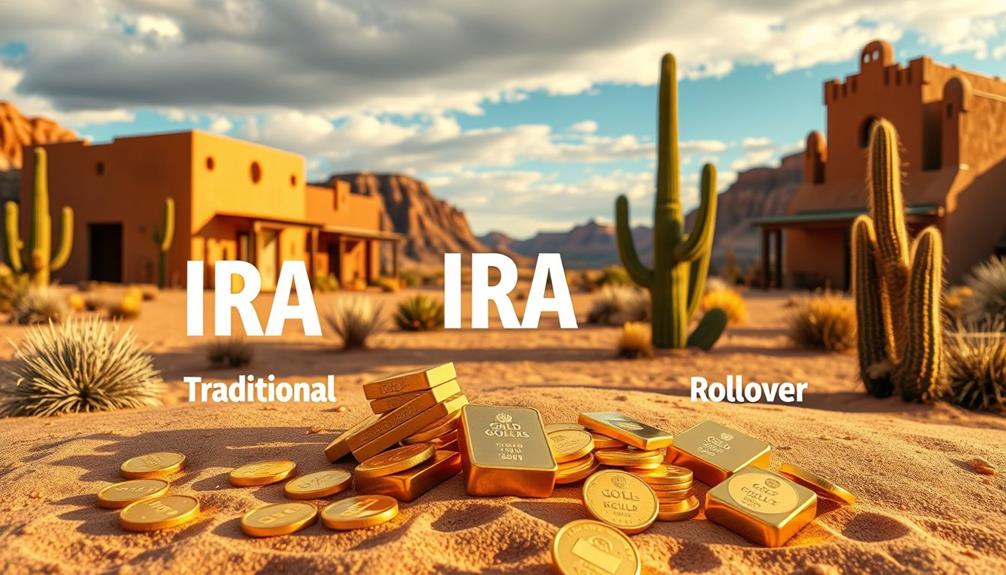 different gold ira types