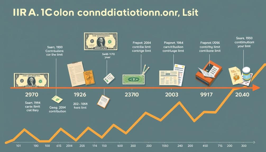 ira contribution limit history