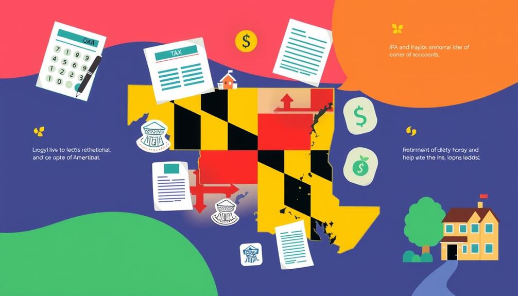 maryland ira withdrawal taxes