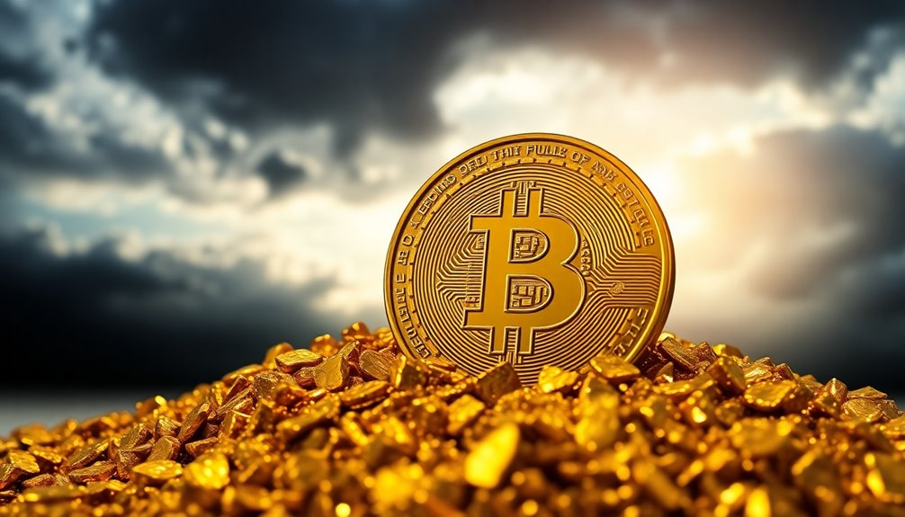 bitcoin s rise threatens gold