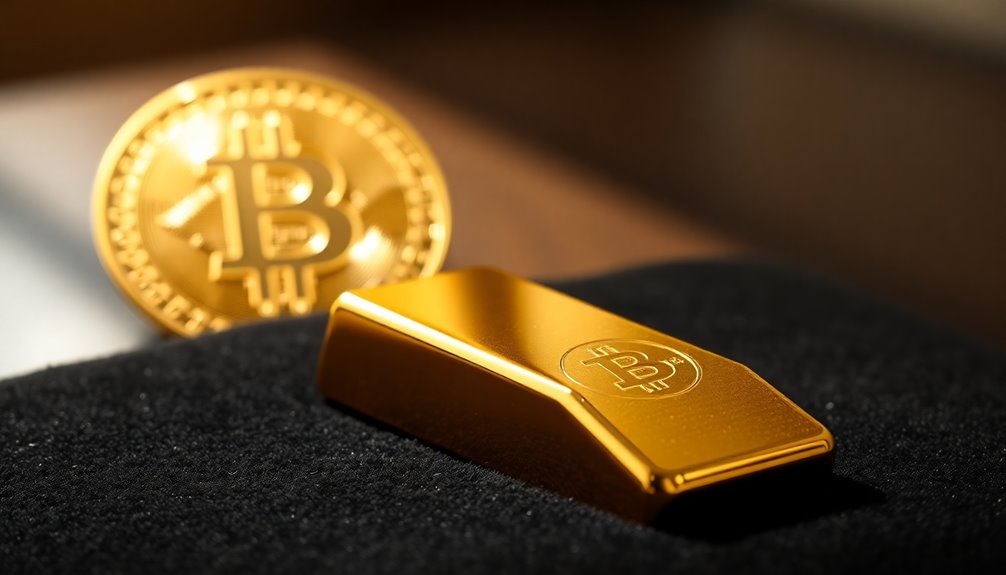 gold outperforms bitcoin consistently