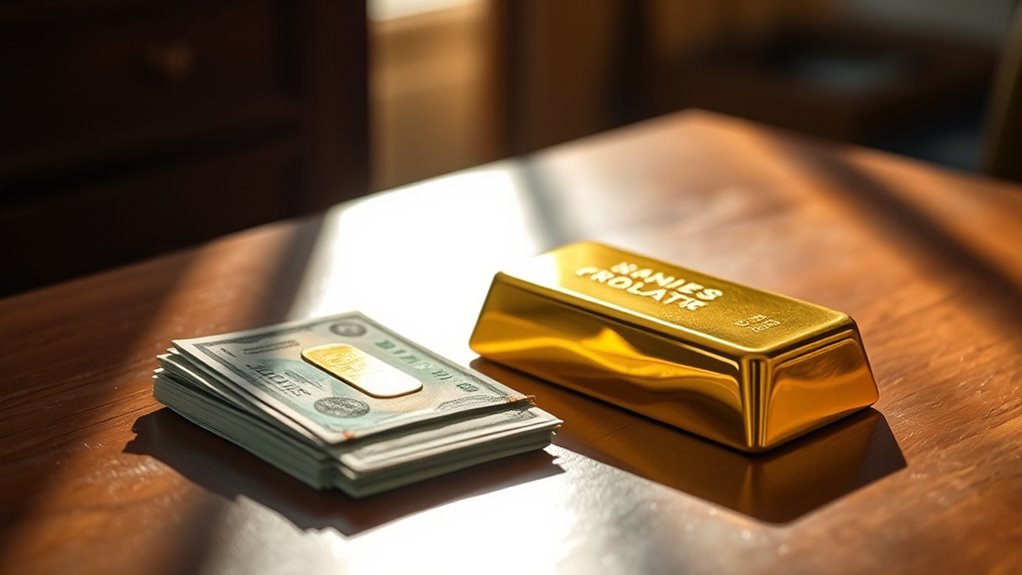 cash or physical metals