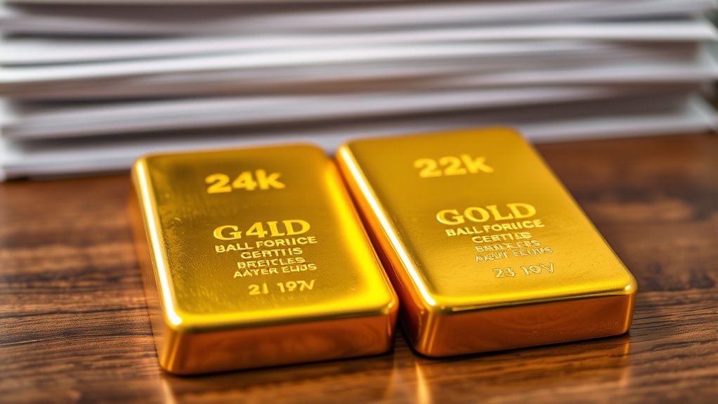 gold purity and hallmarks