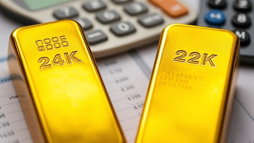 gold purity price comparison