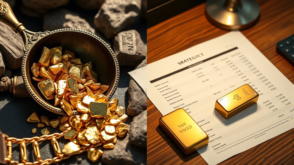 mining stocks versus gold iras