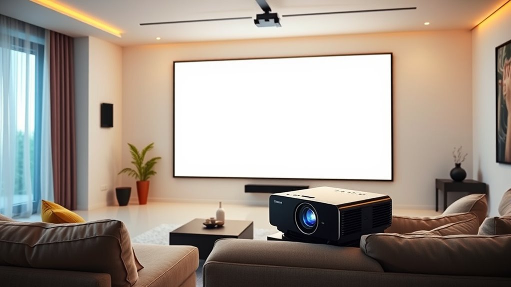 bright vibrant adaptable projection