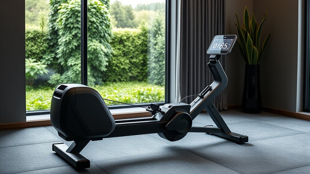 high end magnetic rowing features