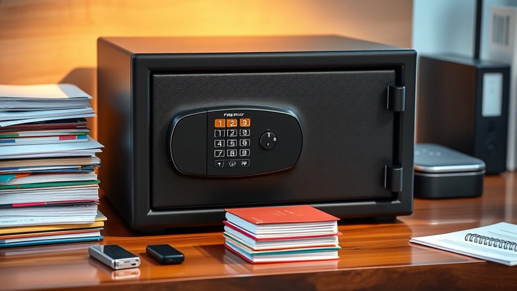 secure durable fire safe