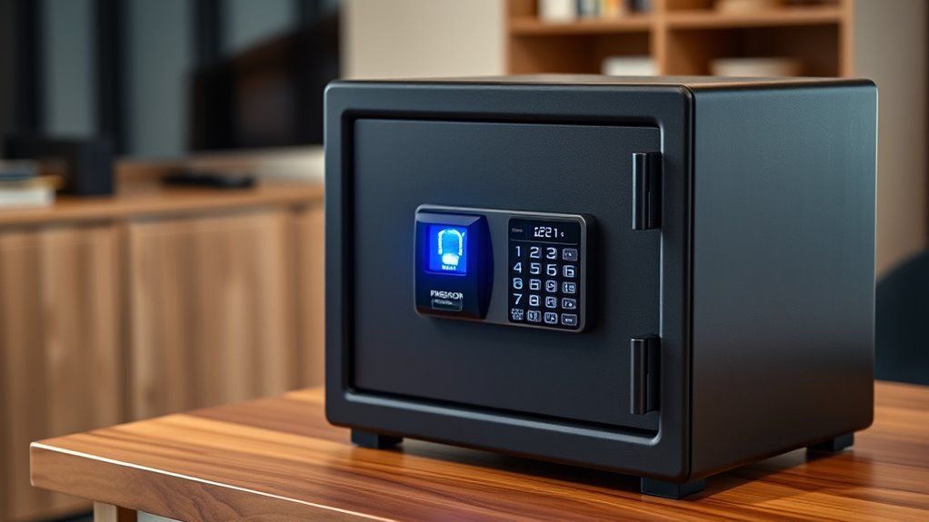 secure fireproof biometric safe