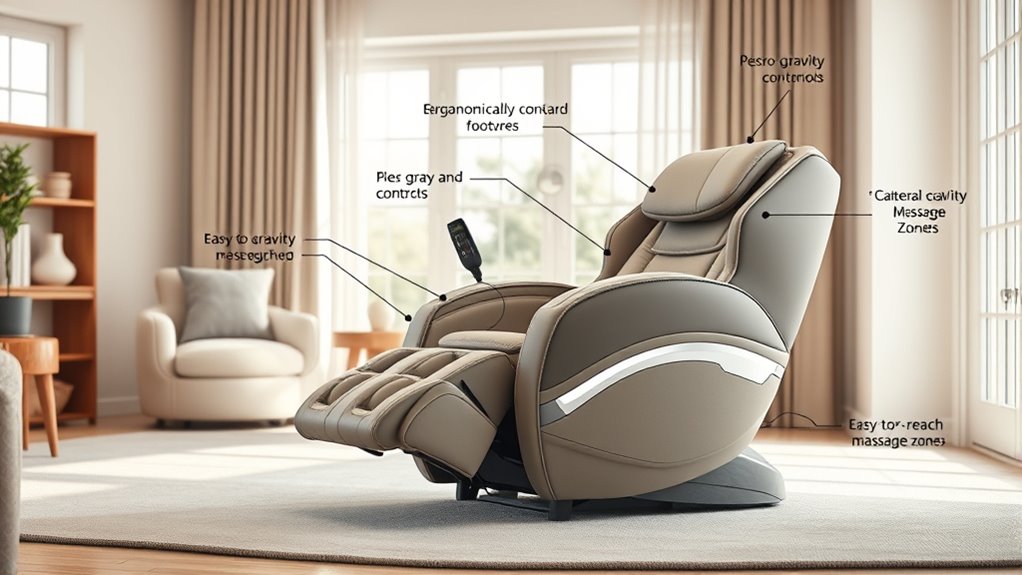 senior friendly massage chair features