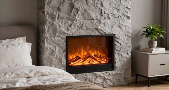 top bedroom electric fireplace options