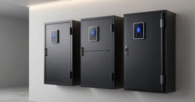 top biometric wall safes