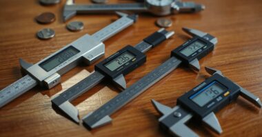 top coin measuring calipers