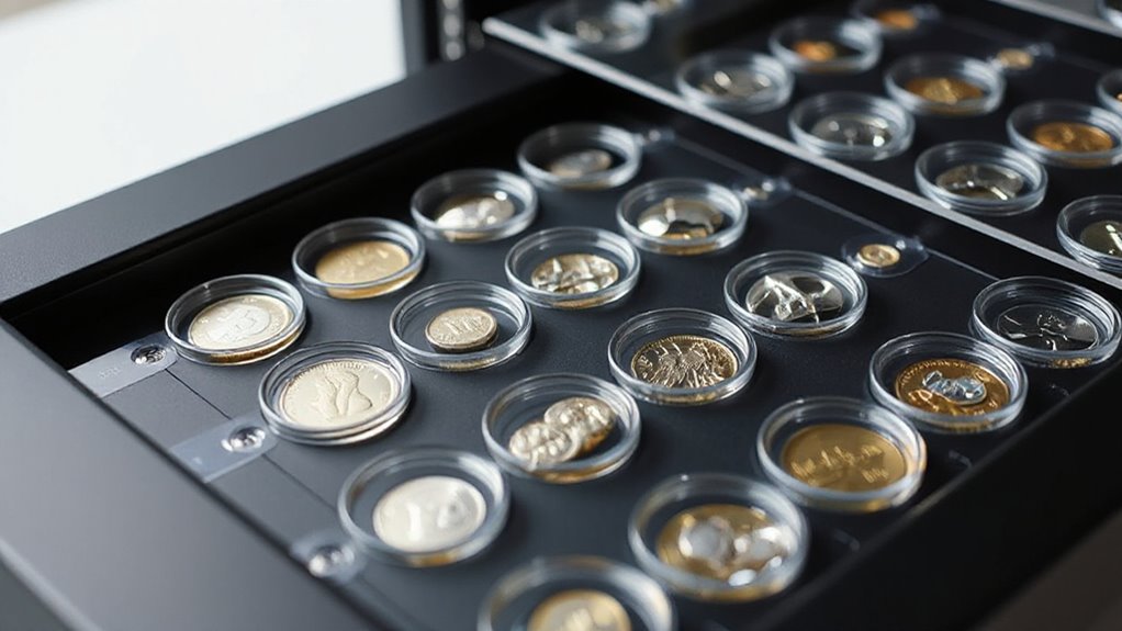 top coin safe organizer trays