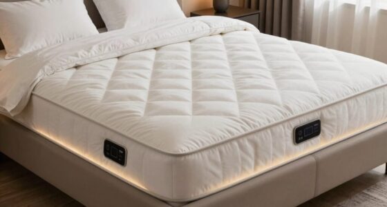 top dual control king heated mattress