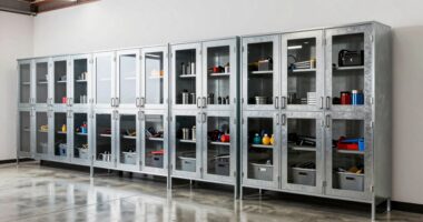 top garage storage cabinets