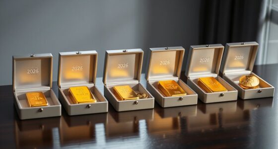 top gold storage boxes