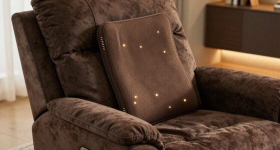 top heated recliner massage pads