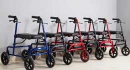 top heavy duty rollator walkers