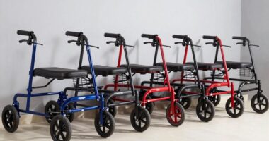top heavy duty rollator walkers