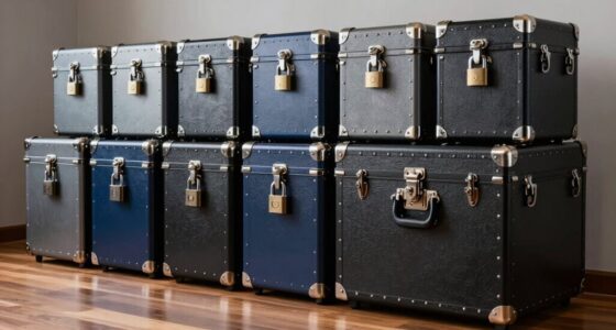 top heavy duty secure storage trunks