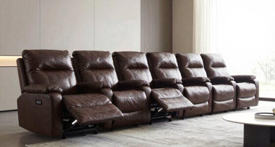 top leather recliners with usb