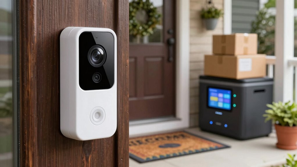top package detecting doorbell cameras