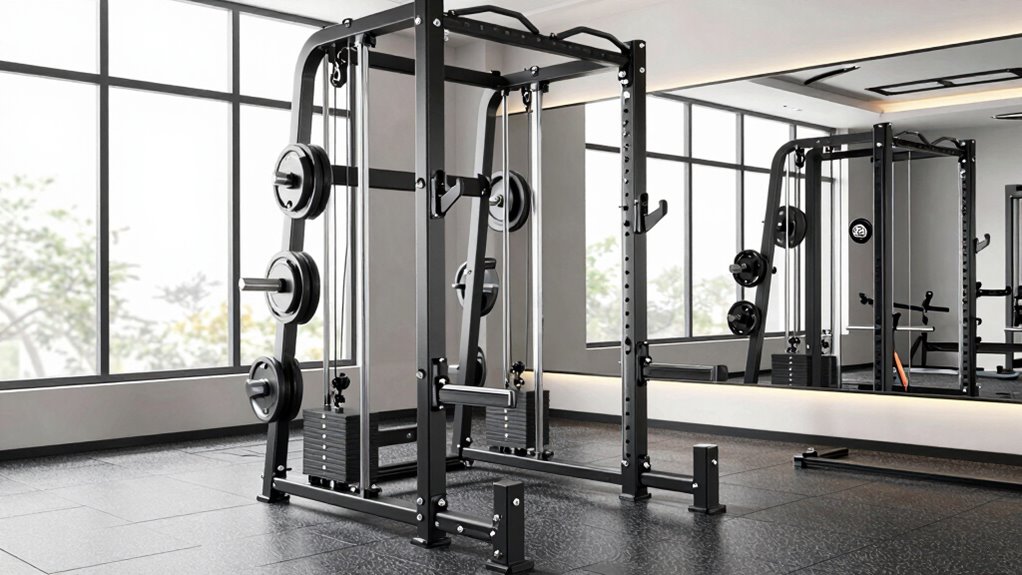 top power racks with pulleys