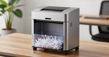 top shredders with pull out bin