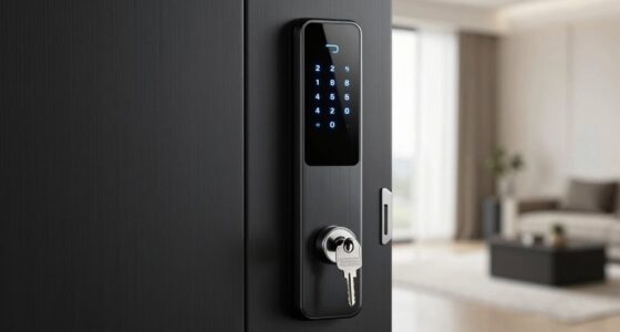 top smart lock key backup