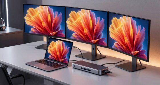 top triple monitor docking stations