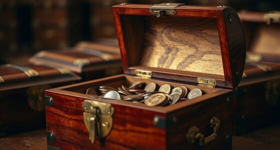 top wooden coin chests