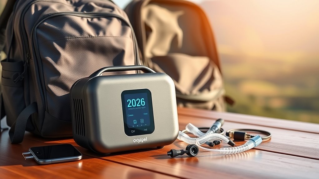 travel friendly oxygen device features