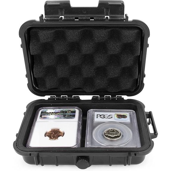waterproof coin storage case