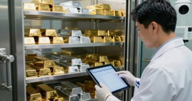 ensuring accurate precious metal storage