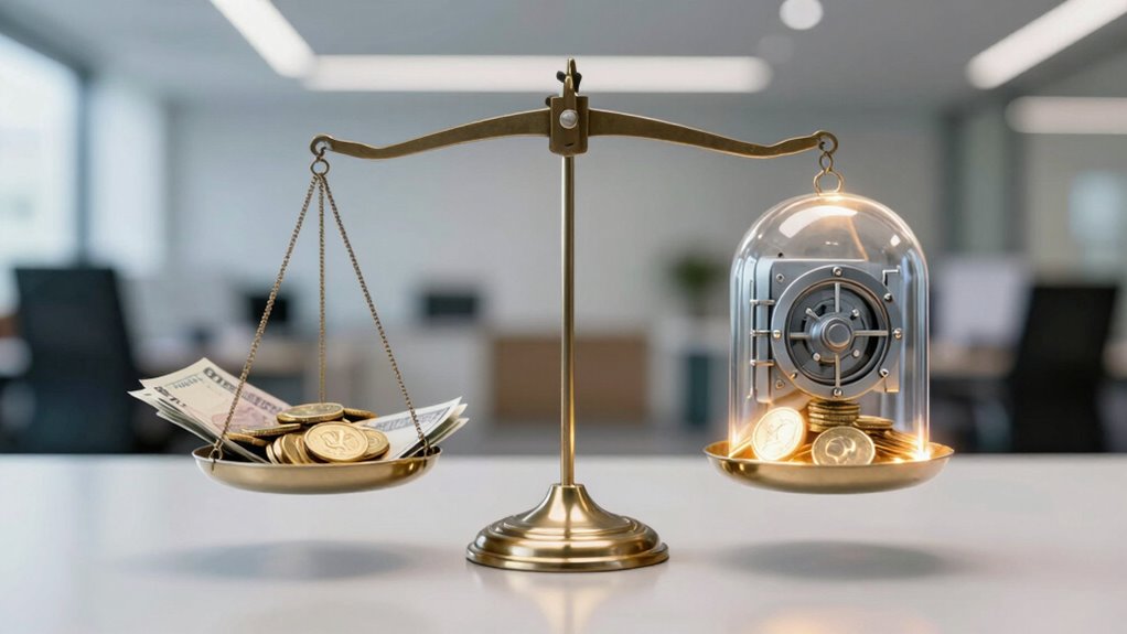 liquidity versus security trade off