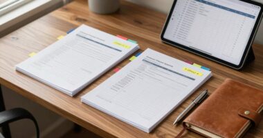 organized financial record labeling