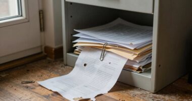 poor storage destroys documents