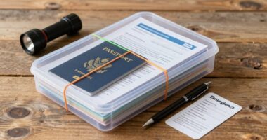 prepare essential emergency documents