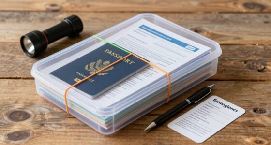 prepare essential emergency documents