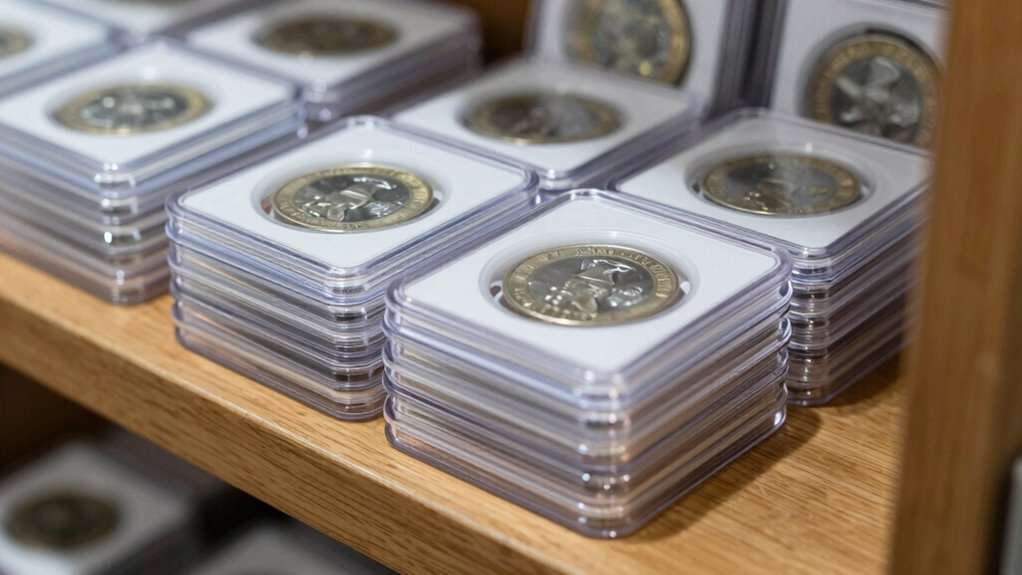 proper coin slab storage