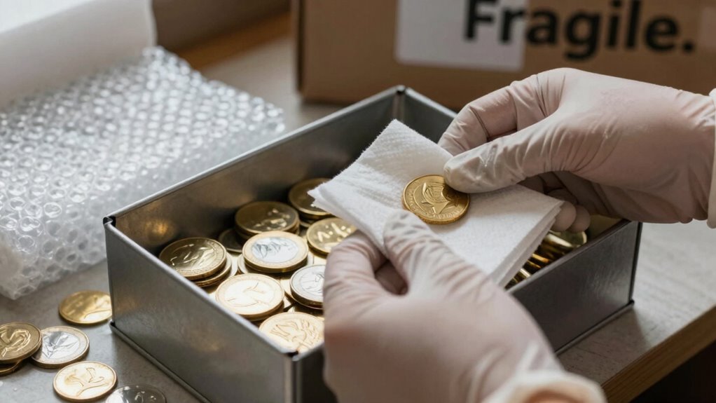 secure insurance and proper packaging