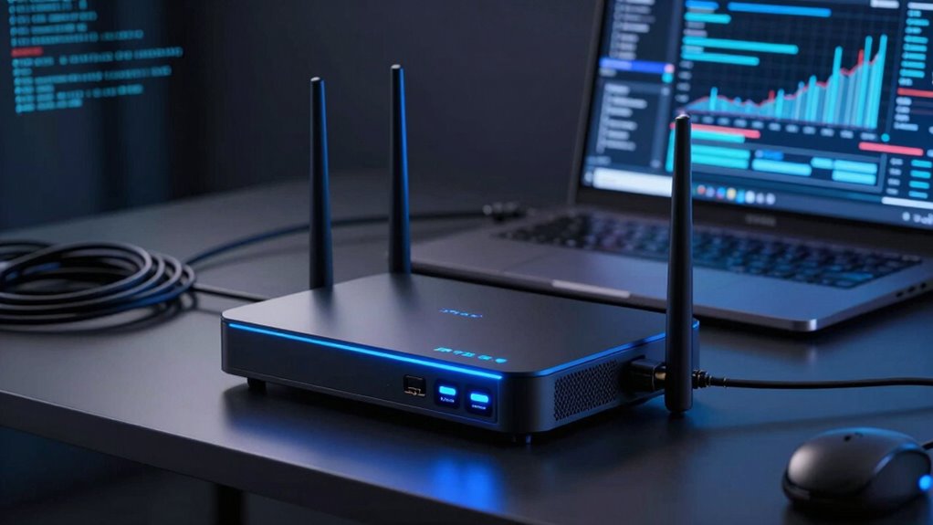 secure router for crypto protection