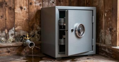 storing valuables near water