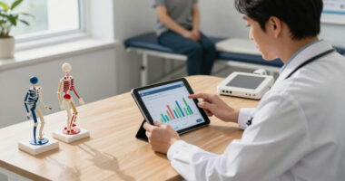 Recovery-percentile tracker for orthopedic surgery patients